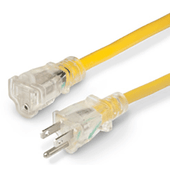 Marinco 14\/3 Lighted Extension Cord - Non-Locking - 15A - 25'