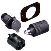 Marinco ConnectPro Charging\/Trolling Receptacle, Plug & 6-Guage Adapter