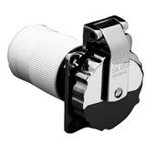 Marinco 6371EL-B 50Amp\/125V Stainless Steel Inlet