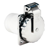 Marinco 6373EL-B 50Amp 125\/250V Stainless Steel Inlet
