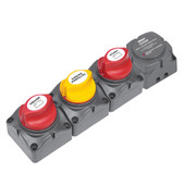 BEP Horizontal Battery Distribution Cluster f\/Single Engine w\/Two       Battery Banks