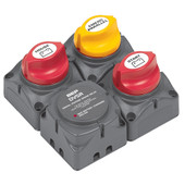 BEP Square Battery Distribution Cluster f\/Single Engine w\/Two Battery   Banks