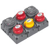 BEP Battery Distribution Cluster f\/Twin Outboard Engines w\/Three Battery Banks