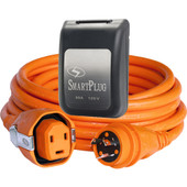 SmartPlug 30 Amp Dual Configuration 50 Cordset w\/Tinned Wire Twist-Type Connector  30 Amp Non-Metallic Black Inlet
