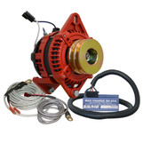 Balmar Alternator 3.15" Dual Foot Saddle Dual V Pulley Regulator  Temp Sensor - 170A Kit - 12V