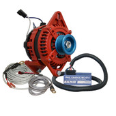 Balmar Alternator 3.15" Dual Foot Saddle J10 Serpentine Pulley Regulator  Temp Sensor - 170A Kit - 12V