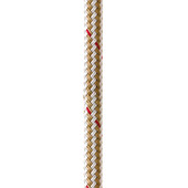 New England Ropes 5\/8" x 15 Nylon Double Braid Dock Line - White\/Gold w\/Tracer